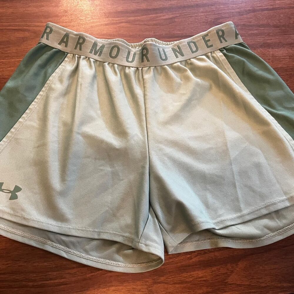 Under-armour Women's Green and Khaki Shorts